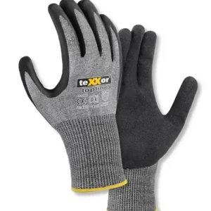 Schnittschutz-Strickhandschuhe besandete Nitrilbeschichtung, 3 Paar, Gr. 10 Expressversand