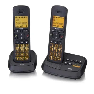 Expressversand Schnurloses DECT-Telefon mit Anrufbeantworter und zusätzlichem Mobilteil
