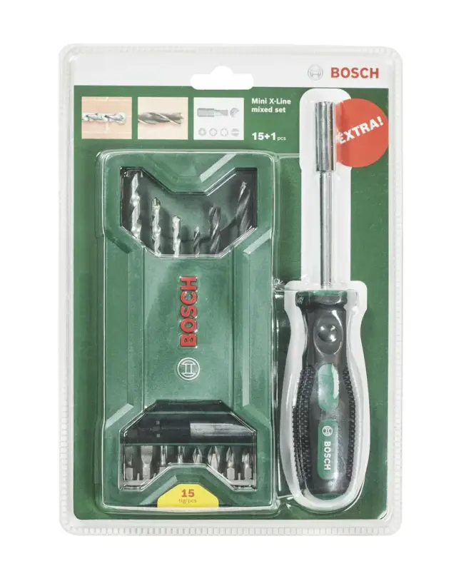 Günstig Schraubendreher + Mini X-Line Set 15+1-teilig