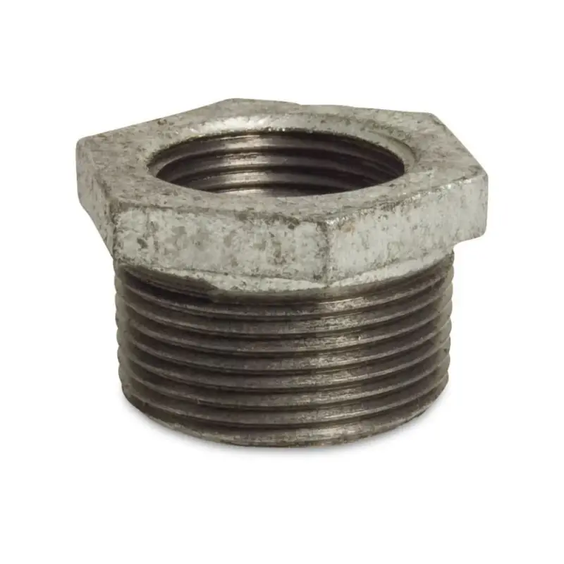 Tempergussfitting, Gewindefitting Temperguss, Reduzierstück 2" AG x 1 1/2" IG Sale