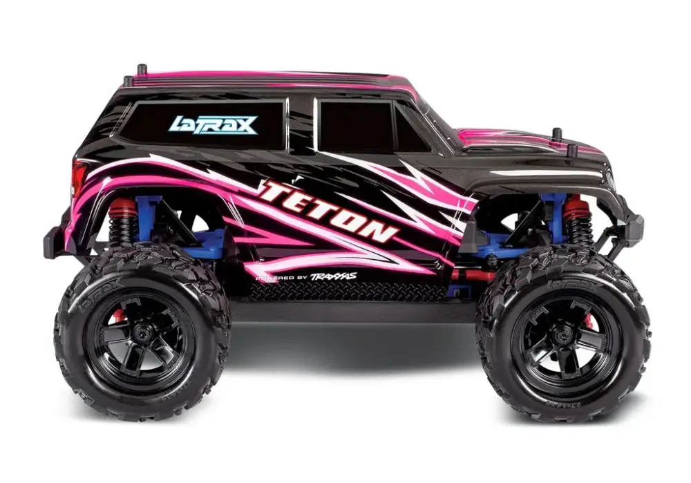 Zertifiziert Teton 4x4 pink RTR +12V-Lader+Akku 1/18 4WD Monster Truck Brushed