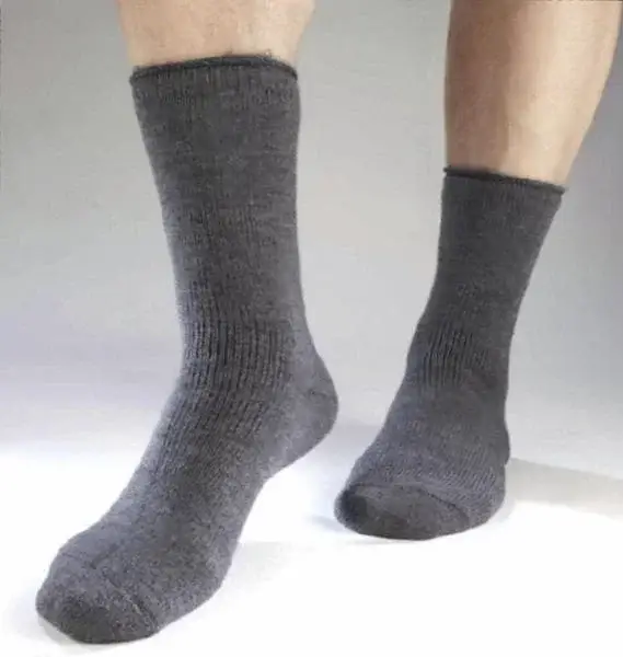 Thermo Socken mit Heizeffekt, Farbe grau/ hellgrau, Gr.40 - 45 Markenprodukt