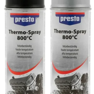 Echt Thermo-Lackspray, hitzebeständig bis 800°C, 400 ml, Farbe Schwarz