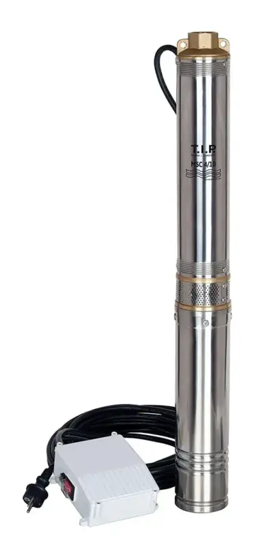 Tiefbrunnenpumpe MSC 4/10, Edelstahl, 4 Zoll bis 5.500 l/h Fördermenge, bis 72m Förderhöhe Nur Für Kurze Zeit