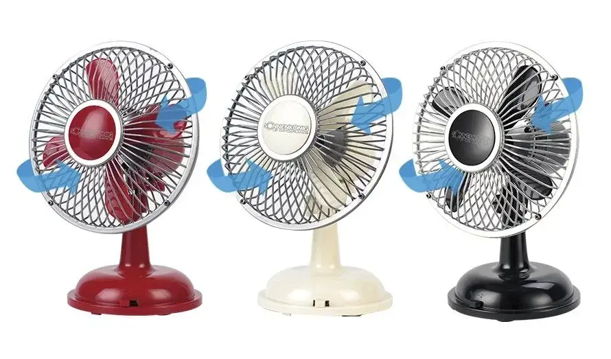 Sofort Bestellen Tischventilator Retro Fan schwarz