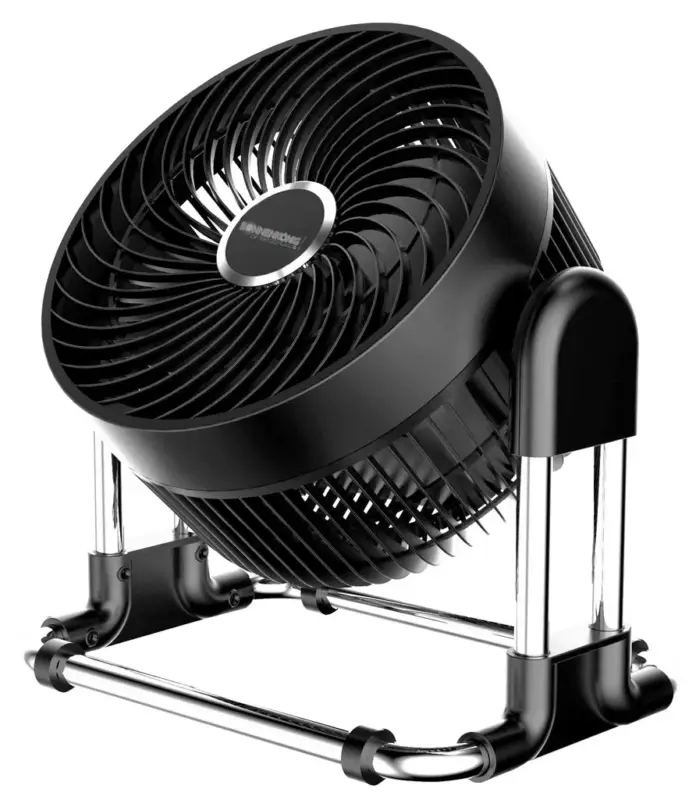 Geprüft Tischventilator Vind schwarz