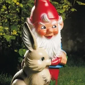 Sonderangebot Zwerg mit Hase 30 cm