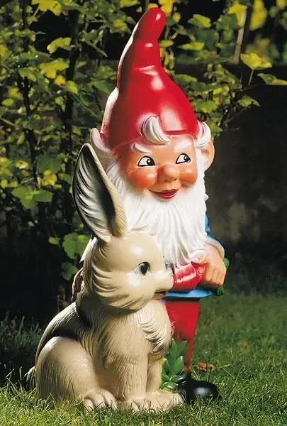 Sonderangebot Zwerg mit Hase 30 cm