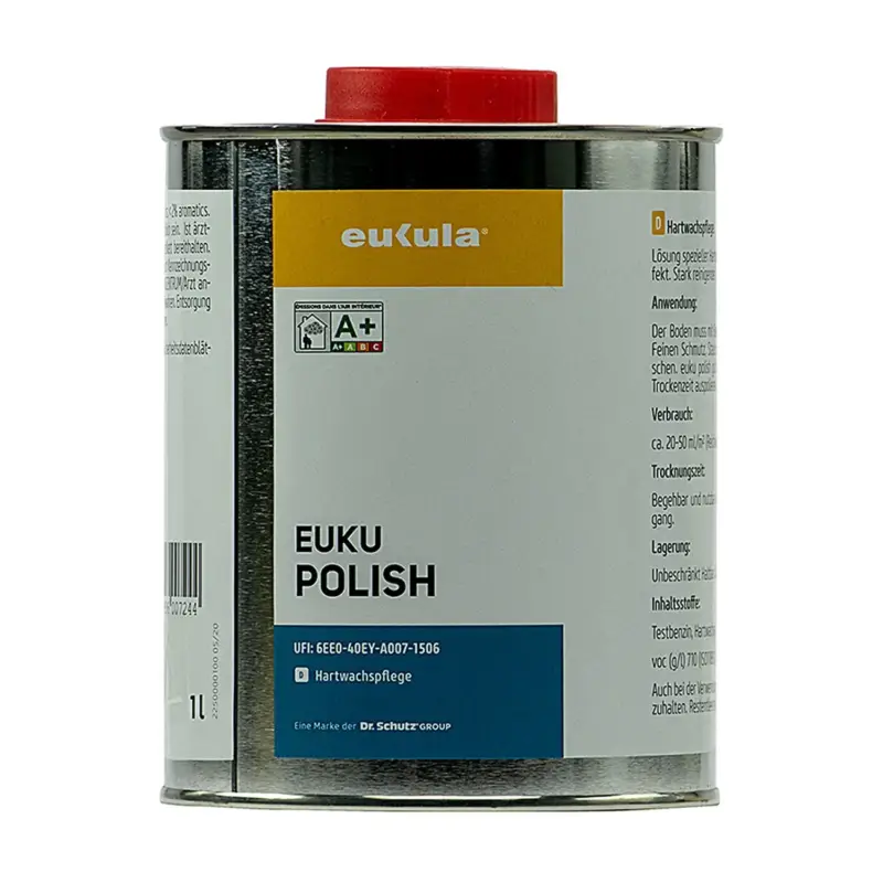Geprüft eukula Polish 1 Liter Hartwachspflege für ca. 20-50 m²