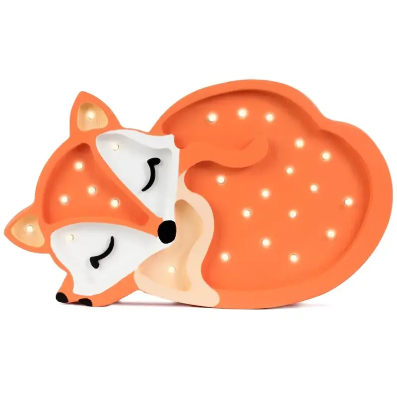 Expressversand little lights Led Deko Kinderlampe Fuchs orange