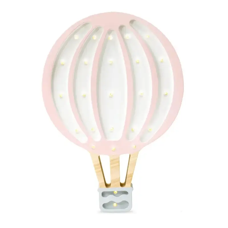 little lights Led Deko Kinderlampe Heissluftballon rosa Schnäppchen