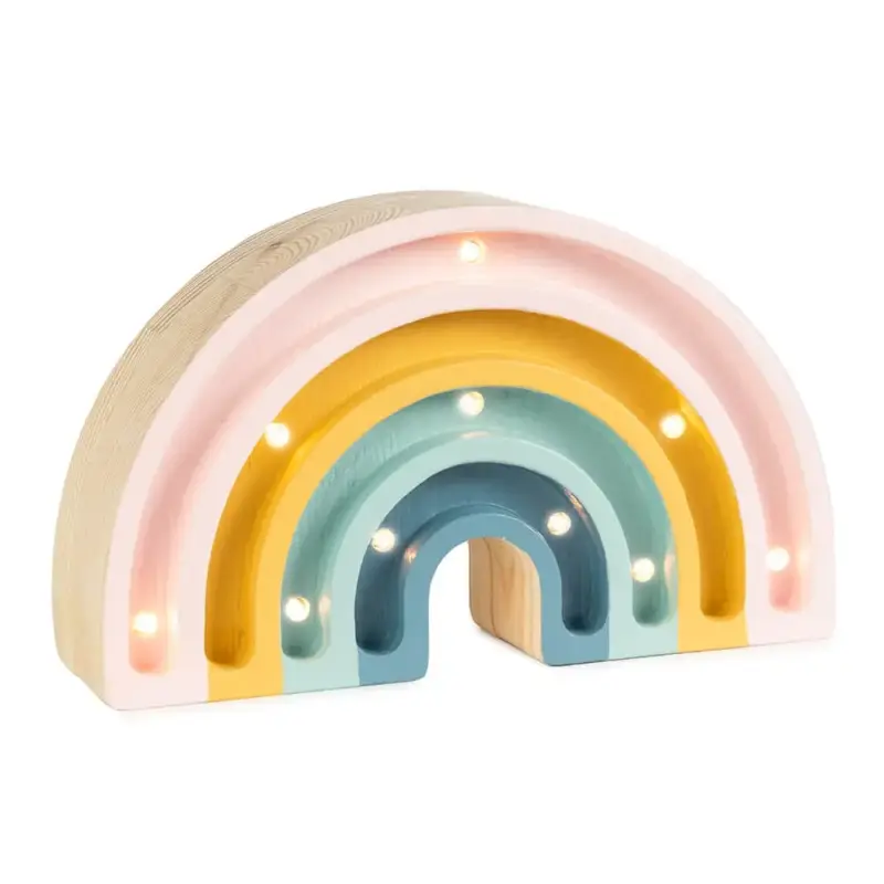 little lights Led Deko Kinderlampe Mini Regenbogen retro Markenware