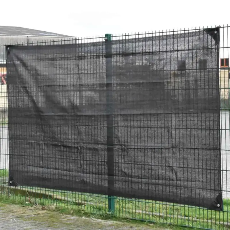 Billig schwarzes Bauzaunnetz 1,80m x 3,45m