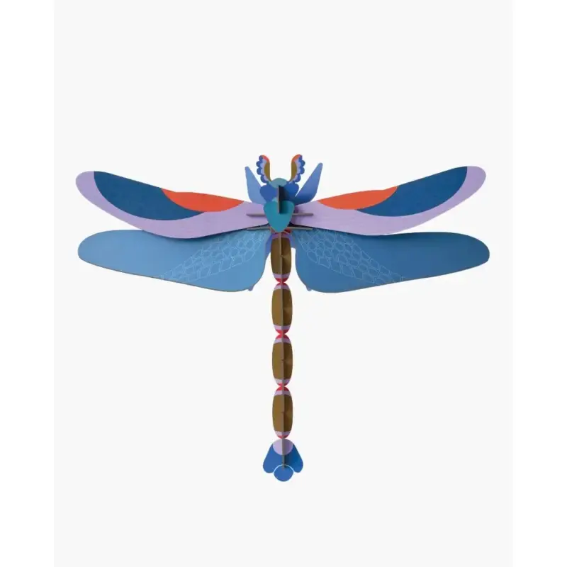 Top-Seller studio ROOF 3D Libelle blau Pappe