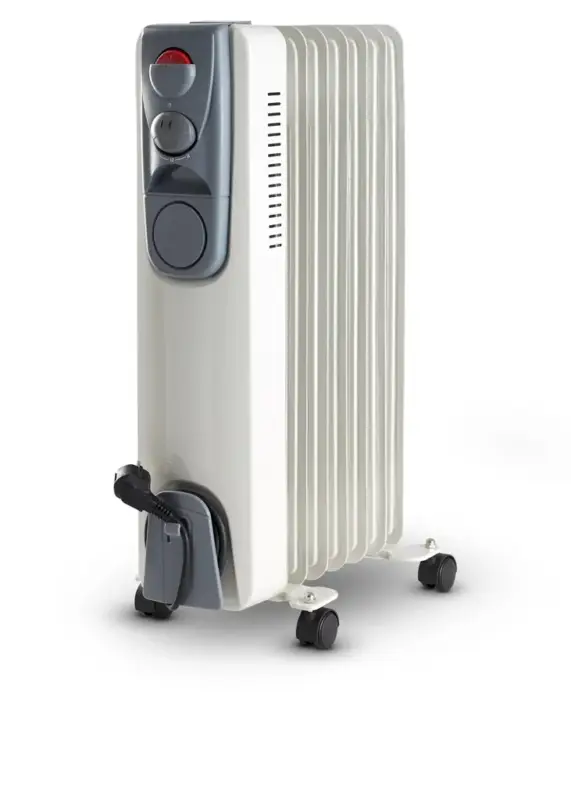 Ölheizkörper mit 7 Rippen 1500 W, weiß Jetzt Bestellen