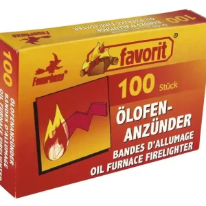 Ölofenanzünder, 100 Zündstreifen Preis Gesenkt