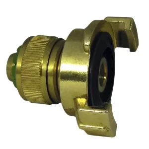 Schneller Versand Übergangsstück Schnellkupplung auf 3/4" Schlauchanschluss mit Klemmmuffe