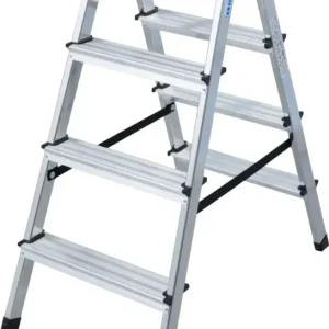 Top-Preis „DOPPLO“ STUFEN-DOPPELLEITER 2x4 STUFEN