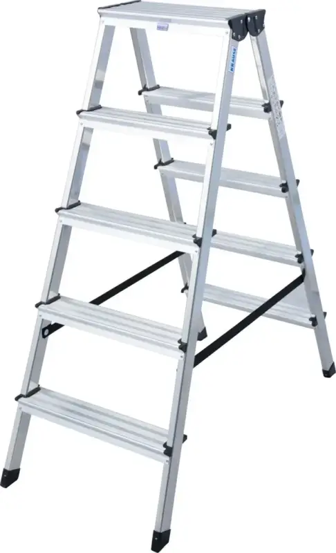 Sofort Bestellen „DOPPLO“ STUFEN-DOPPELLEITER 2x5 STUFEN