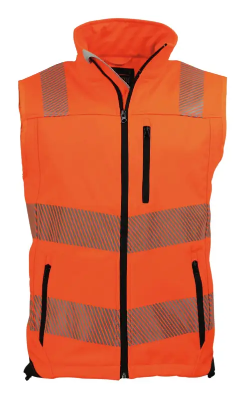 Rabatt Asatex Warnweste, Größe 2XL orange/schwarz Größe 2XL