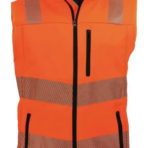 Asatex Warnweste, Größe M orange/schwarz Größe M Super-Preis
