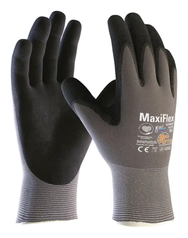 Preisreduziert ATG Handschuh MaxiFlex Ultimate AD-APT Größe 9(Verpackungseinheit: 12Paar)