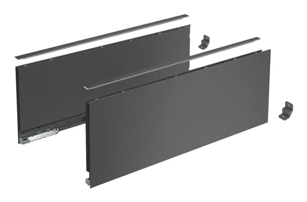 Garantierte Lieferung Hettich AvanTech YOU Set Zarge, Höhe H187 NL350 Anthrazit