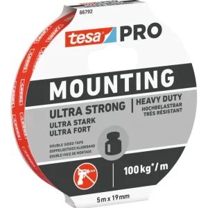 Letzte Chance Tesa Mounting Pro 66792 Ultra Strong, 5m x 19 mm(Verpackungseinheit: 10Rollen)