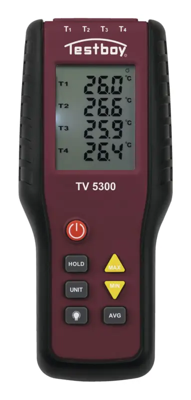 Testboy Vier-Kanal-Thermometer TV 5300 Direktkauf