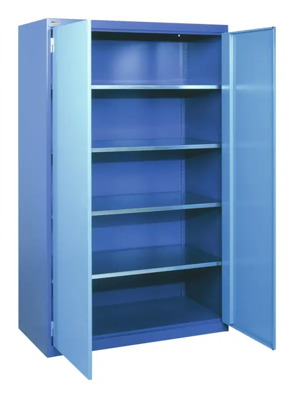 Thur Metall Flügeltürschrank (BxTxH) 1250 x 580 x 1950 mm 4 Verstellböden NCS 4040/NCS1060 Bestpreis