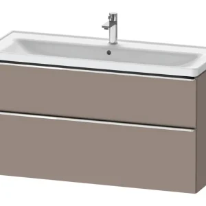 Sonderaktion Duravit D-Neo Waschtischunterschrank mit 2 Auszügen Griff Chrom Hochglanz 1184 x 625 x 452 mm - Basalt Matt