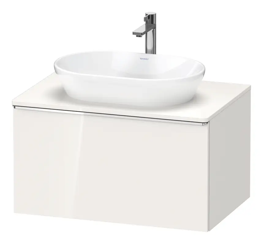 Duravit D-Neo Konsolenwaschtischunterschrank mit 1 Auszug Griff Chrom Hochglanz 800 x 459 x 550 mm - Weiß Hochglanz Nur Heute