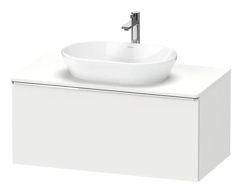 Duravit D-Neo Konsolenwaschtischunterschrank mit 1 Auszug Griff Chrom Hochglanz 1000 x 459 x 550 mm - Weiß Matt Top-Preis