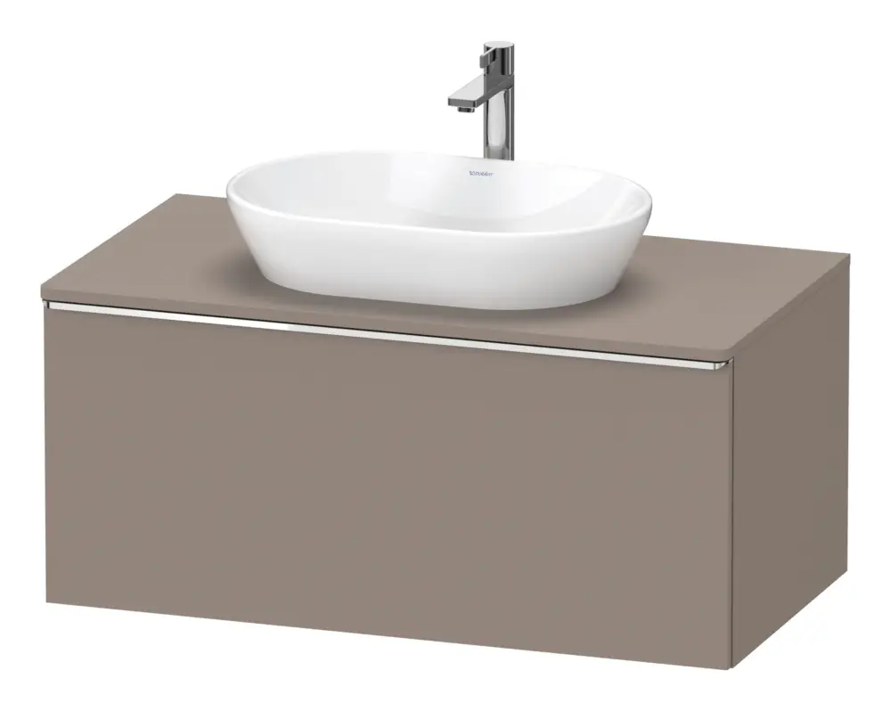 Mega-Angebot Duravit D-Neo Konsolenwaschtischunterschrank mit 1 Auszug Griff Chrom Hochglanz 1000 x 459 x 550 mm - Basalt Matt