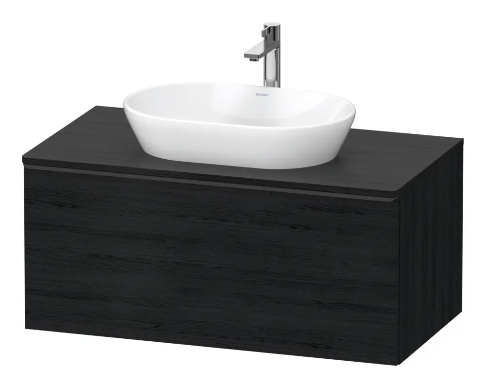 Bestseller Duravit D-Neo Konsolenwaschtischunterschrank mit 1 Auszug Griff Diamantschwarz Matt 1000 x 550 x 459 mm, Wdh, Eiche Schwrz.Matt, De 1000 x 459 x 550 mm - Eiche Schwarz Matt