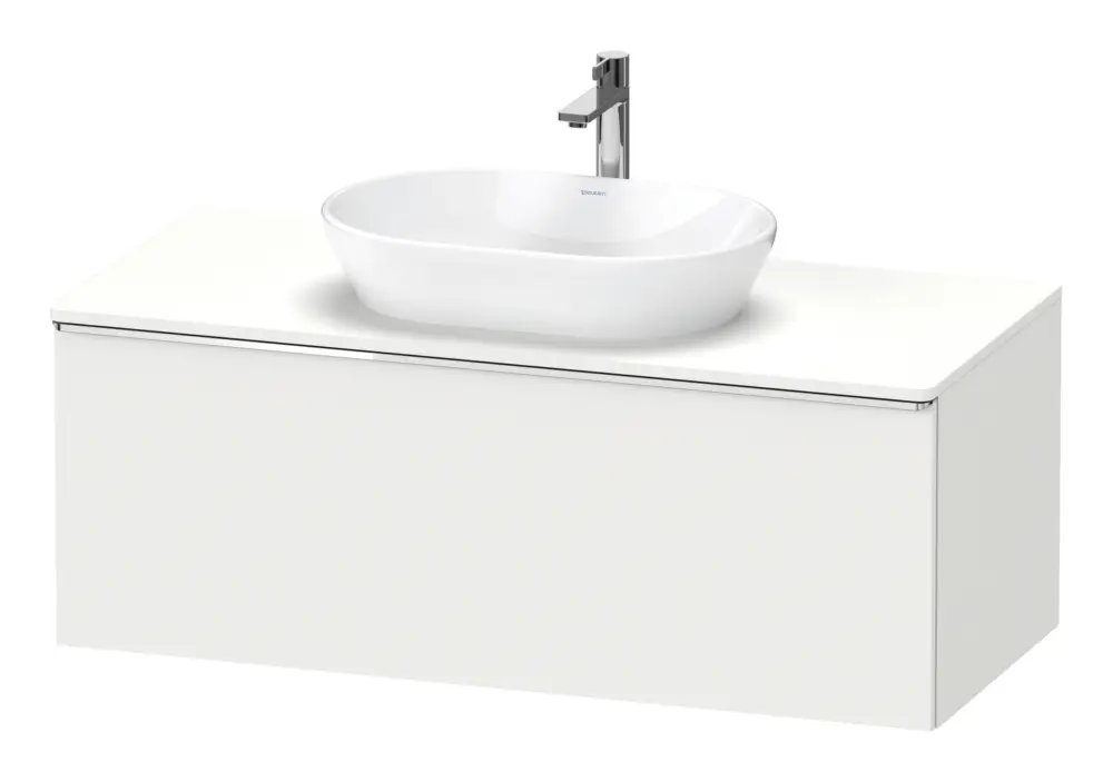 Duravit D-Neo Konsolenwaschtischunterschrank mit 1 Auszug Griff Chrom Hochglanz 1200 x 459 x 550 mm - Weiß Matt Top-Preis