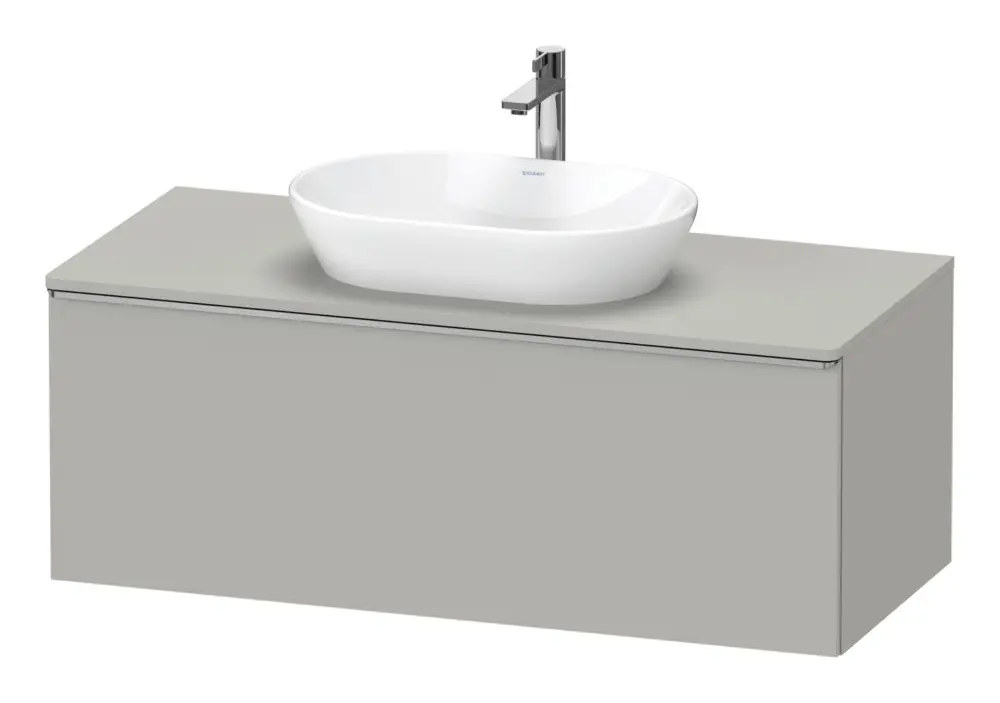 Duravit D-Neo Konsolenwaschtischunterschrank mit 1 Auszug Griff Edelstahl Gebürstet 1200 x 459 x 550 mm - Betongrau Matt Jetzt Bestellen