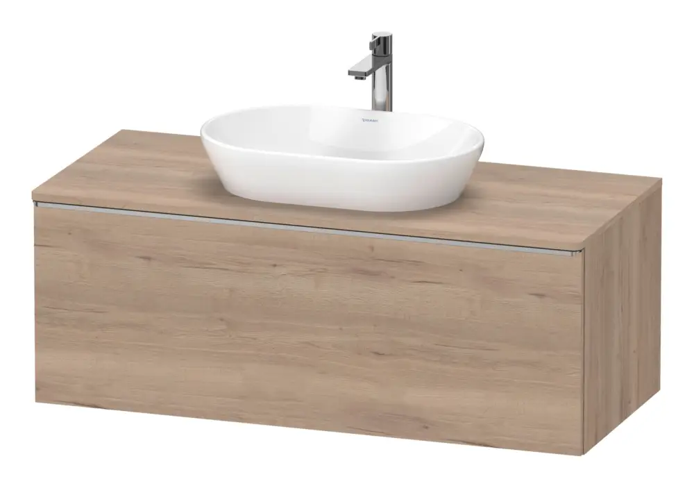 Finale Aktion Duravit D-Neo Konsolenwaschtischunterschrank mit 1 Auszug Griff Edelstahl Gebürstet 1200 x 459 x 550 mm - Eiche Marmoriert Matt