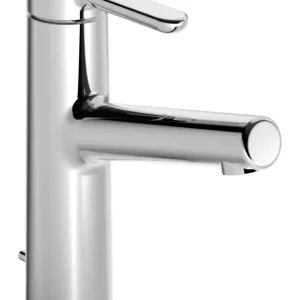 Hansa Hansadesigno Style Waschtisch-Einhand-Einlochbatterie mit Zugstangen-Ablaufgarnitur Ausladung 128 mm Solange Der Vorrat Reicht