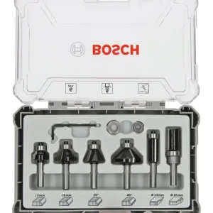 Bosch Pro Rand- und Kantenfräser-Set - 6 mm, 6-teilig Kracherpreis