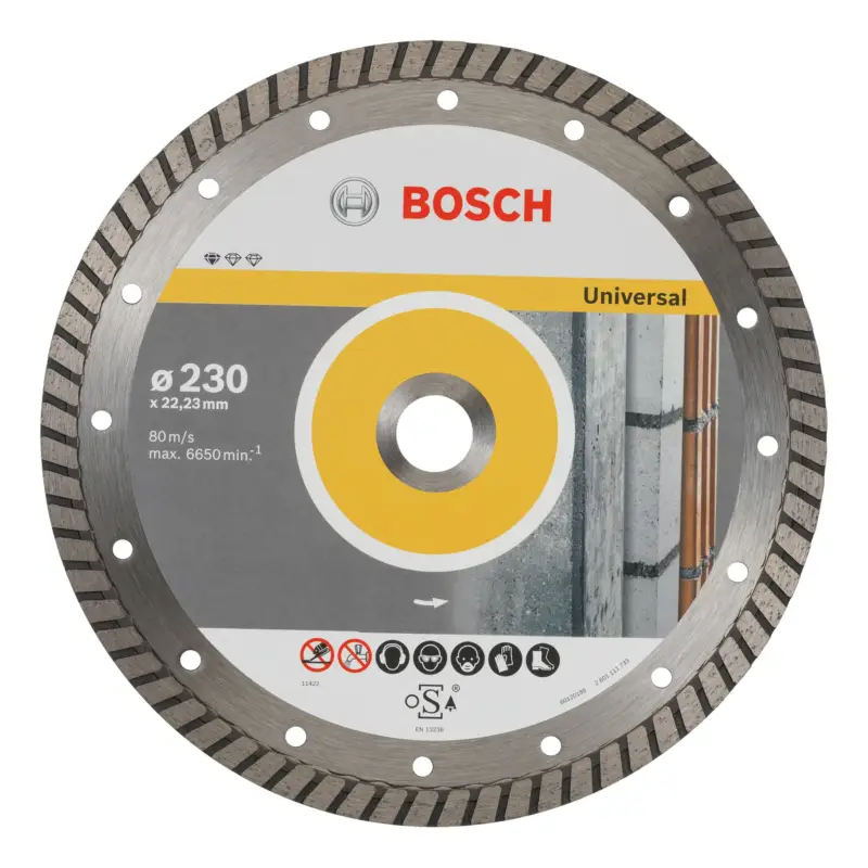 Online Kaufen Bosch Pro Multi Material Turbo Diamanttrennscheibe - 230 x 22,23 x 2,5 x 10 mm - 1er-Pack