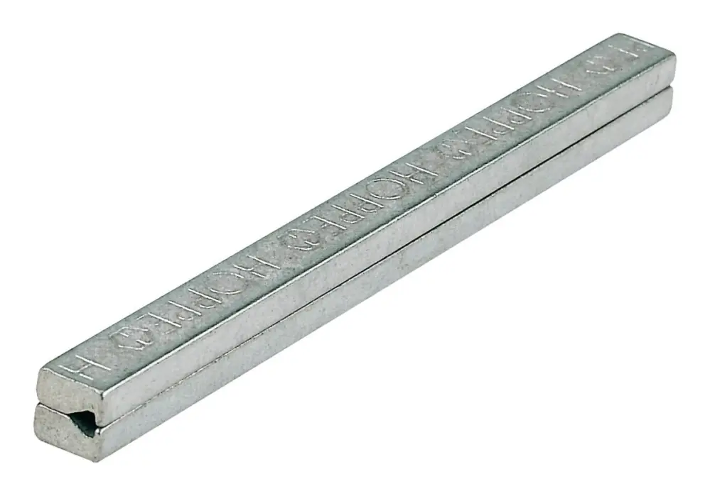 Finale Aktion Hoppe Vierkant-Profilstift 10 x 160 mm, geteilt, verzinkt
