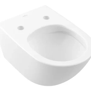 Neu Villeroy & Boch Antao Tiefspül-WC spülrandlos 370 x 560 mm - Stone White mit CeramicPlus