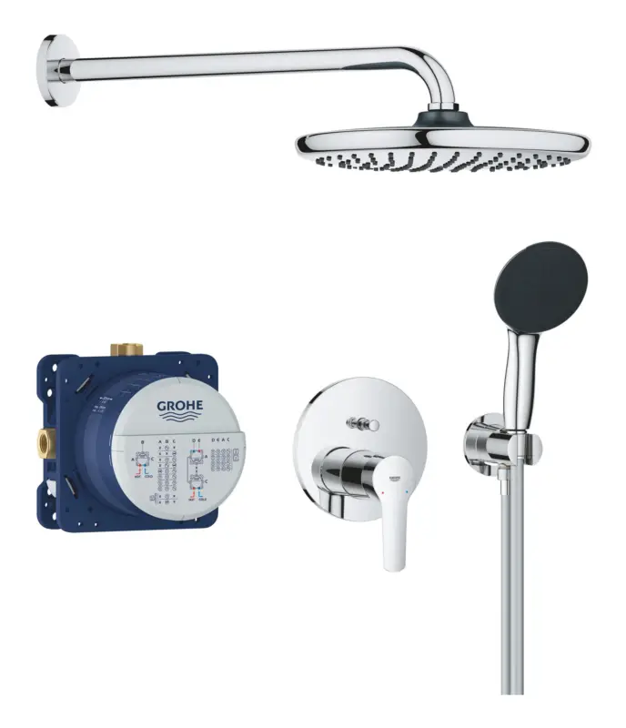 Grohe Start Duschsystem mit Vitalio Start 250 - Chrom Nur Für Kurze Zeit