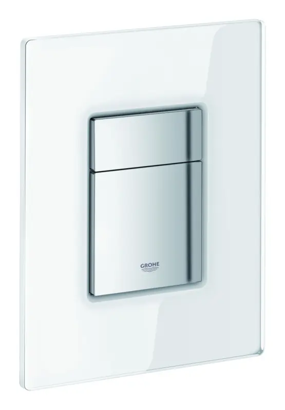 Grohe Skate Cosmopolitan WC-Abdeckplatte für 2-Mengen- und Start & Stopp-Betätigung - Moon White Highlight