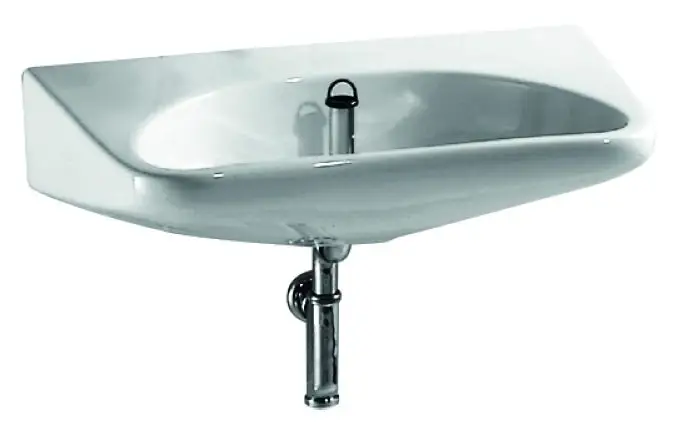Geberit Paracelsus Waschtisch 640 mm x 490 mm - Weiß Alpin Super-Preis