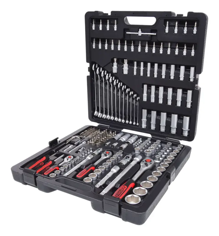 Sichere Zahlung KS Tools 1/4"+3/8"+1/2" Steckschlüssel-Satz, 216-teilig
