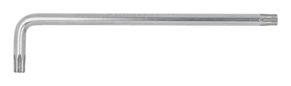 KS Tools Edelstahl Torx-Winkelstiftschlüssel mit Bohrung, lang, TB45 Zertifiziert