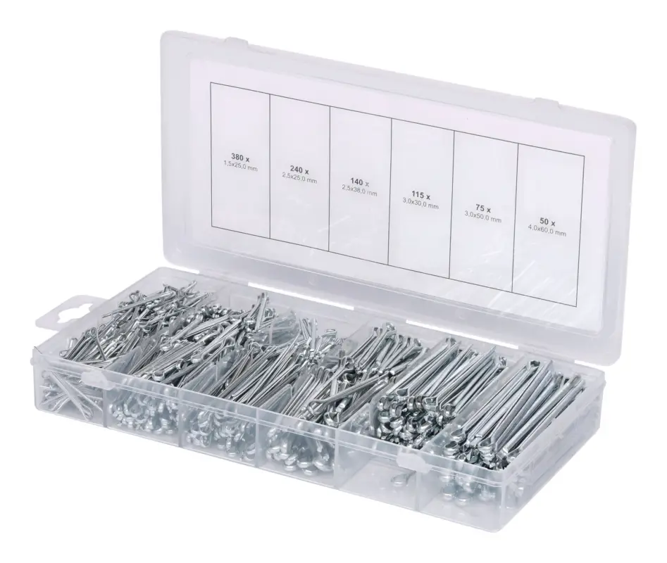 Angebot KS Tools Sortiment Splinte, 1000-teilig