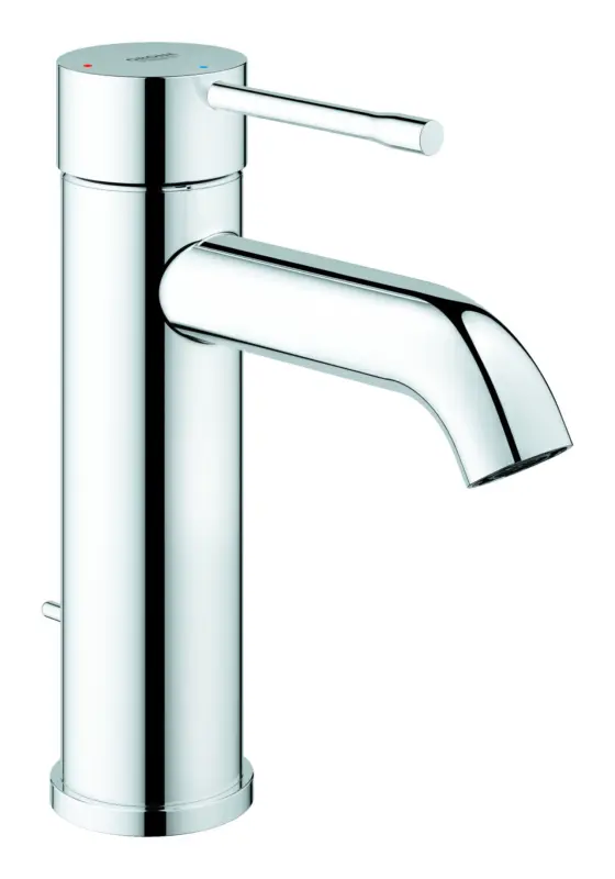 Grohe Essence Einhand-Waschtischbatterie mit Energie-Spar-Funktion mit Zugstangen-Ablaufgarnitur S-Size - Chrom Top-Preis